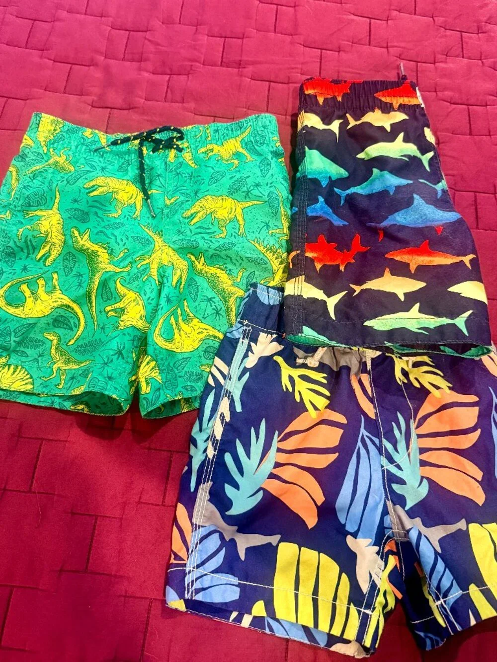 Bundle of 3 Boys Gap Swim Trunks - Size 5